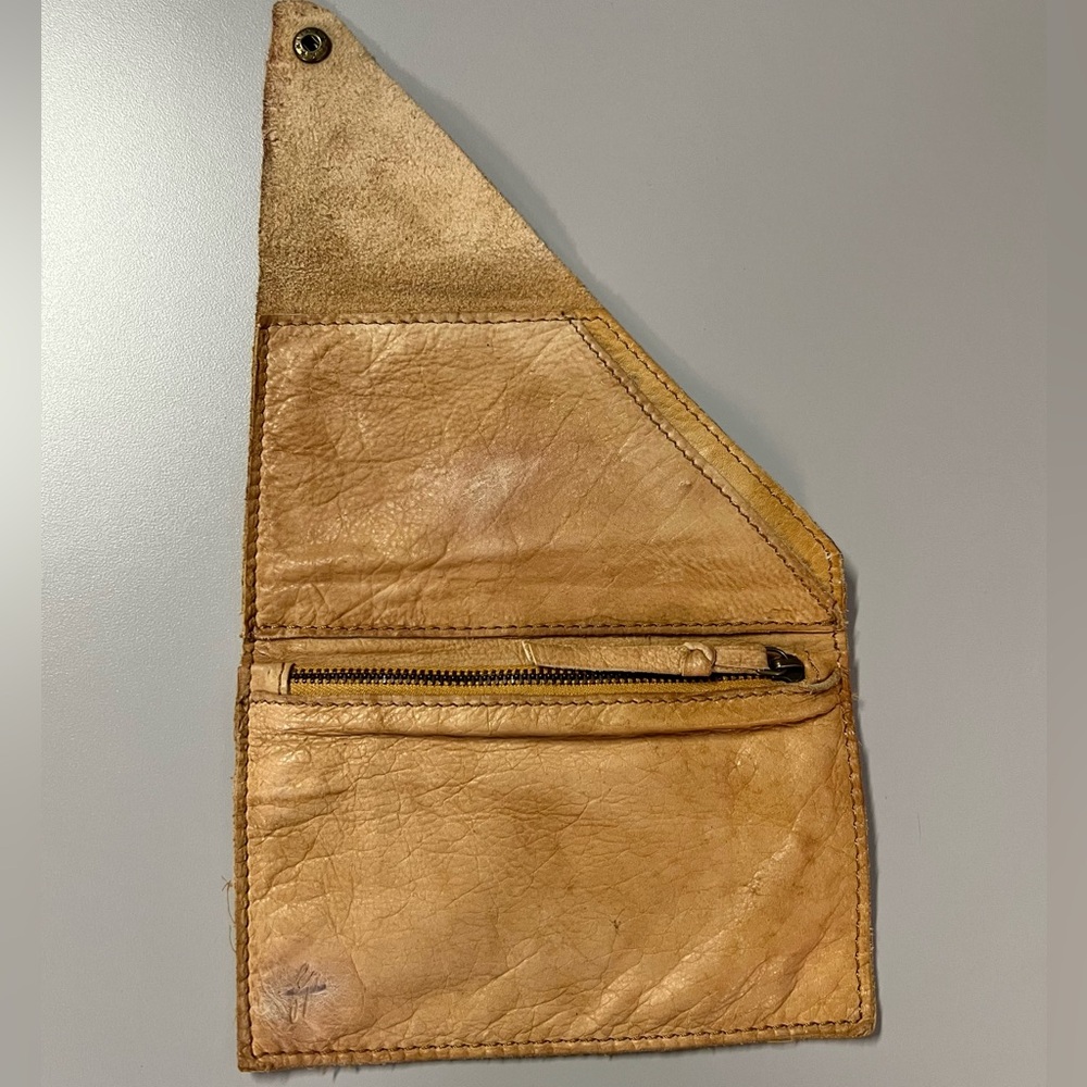 Free People Distressed Cow Leather Wallet - Picture 8 of 14